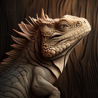 3D model Iguana delicatissima (STL)